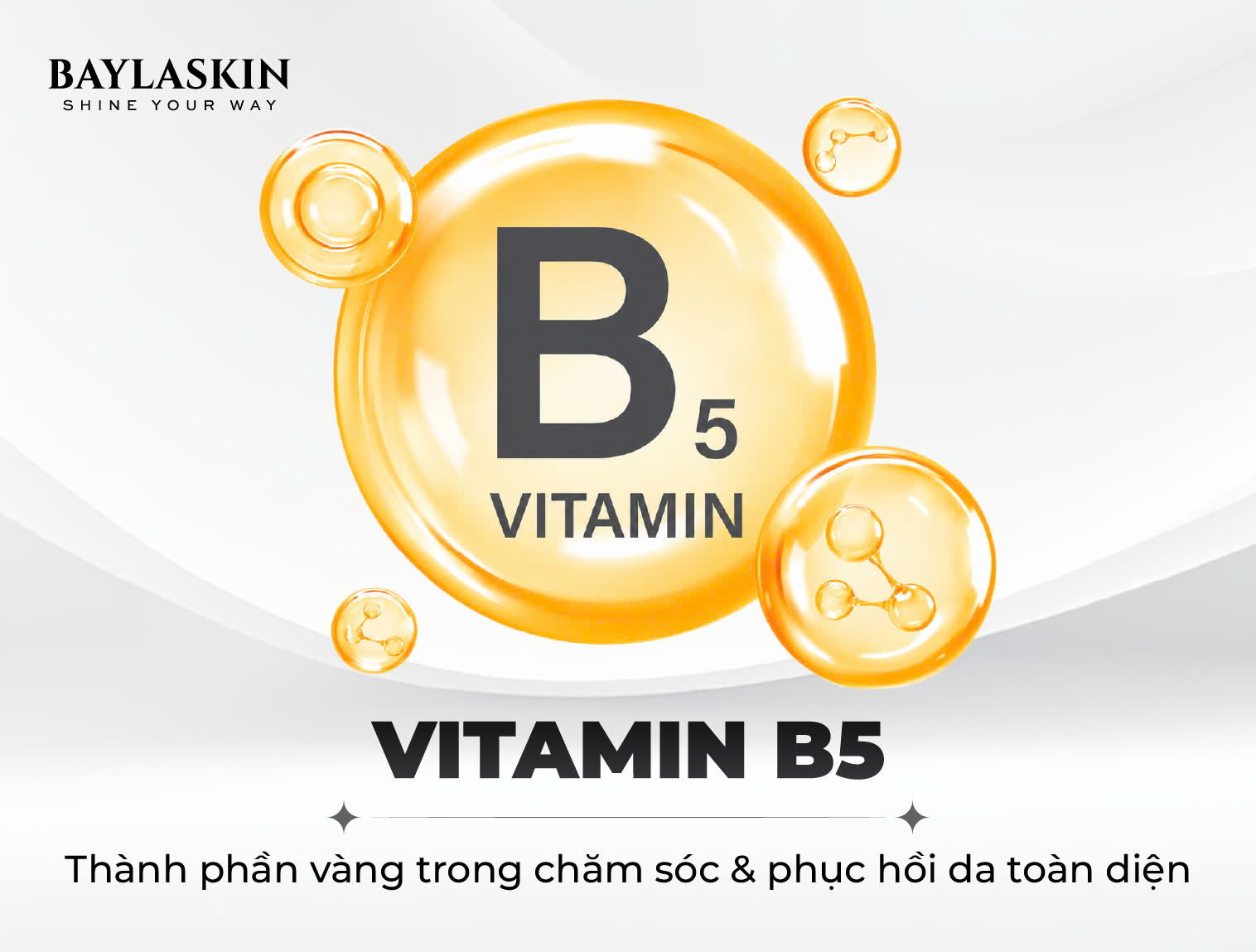 Vitamin B5 – Thành Phần Vàng Trong Chăm Sóc & Phục Hồi Da Toàn Diện